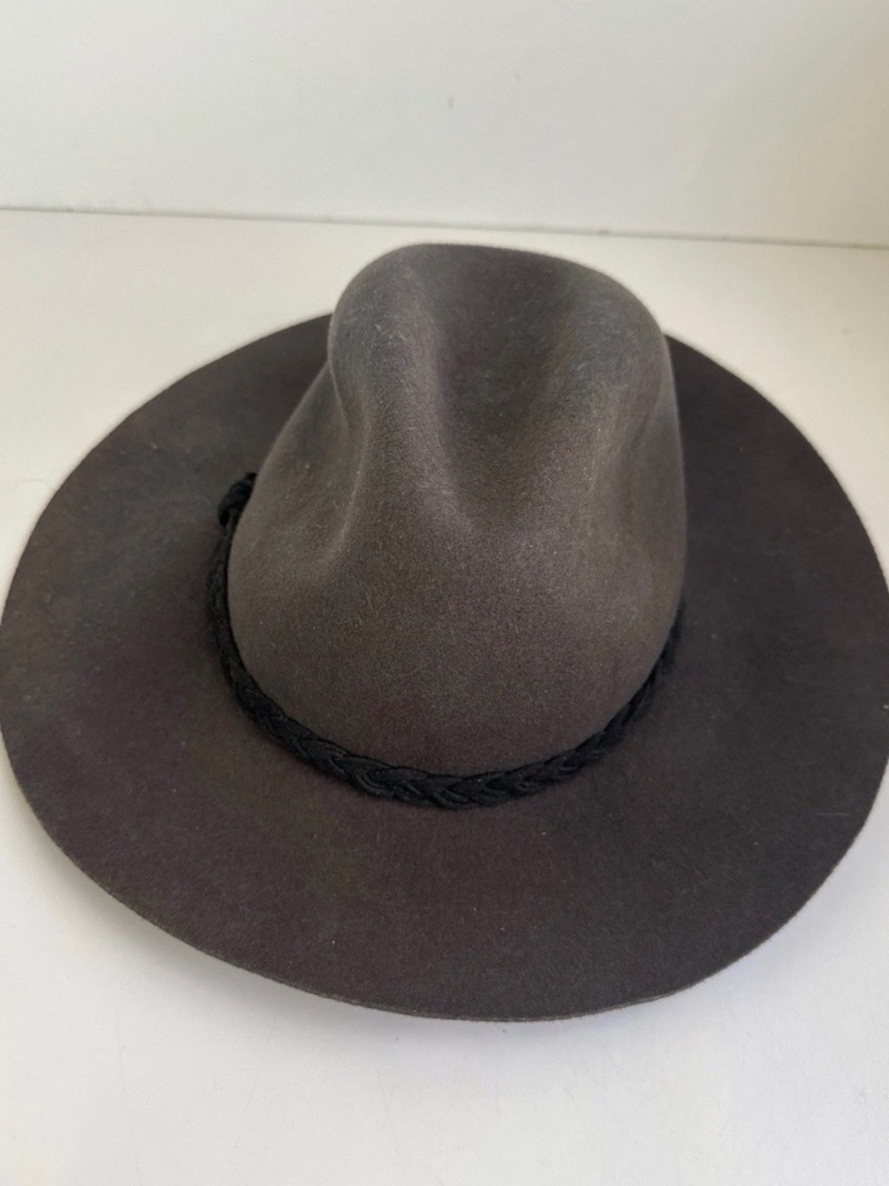 Tart 100% Wool Classic Women’s Fedora Hat in Dark Brown